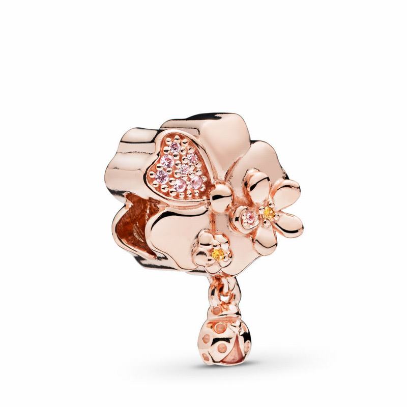 Pandora Australia Rose™ Wildflower Meadow Charm | VAGHKW917